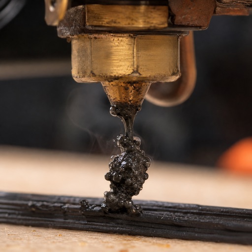 A print showing nozzle popping